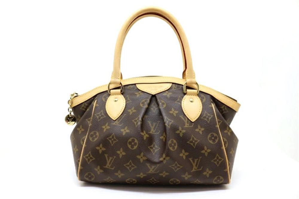 LOUIS VUITTON Bag Handbag Tivoli Monogram Leather Brown